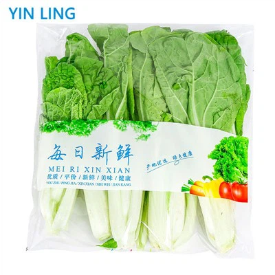 Bag plastig llysiau gradd bwyd opp